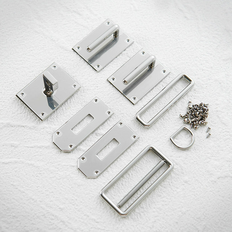 Premium Bag Hardware Set for Hac a Dos Bag - DWIPDFZS213 - Perfect for DIY Handbag Making and Leather Craft Projects