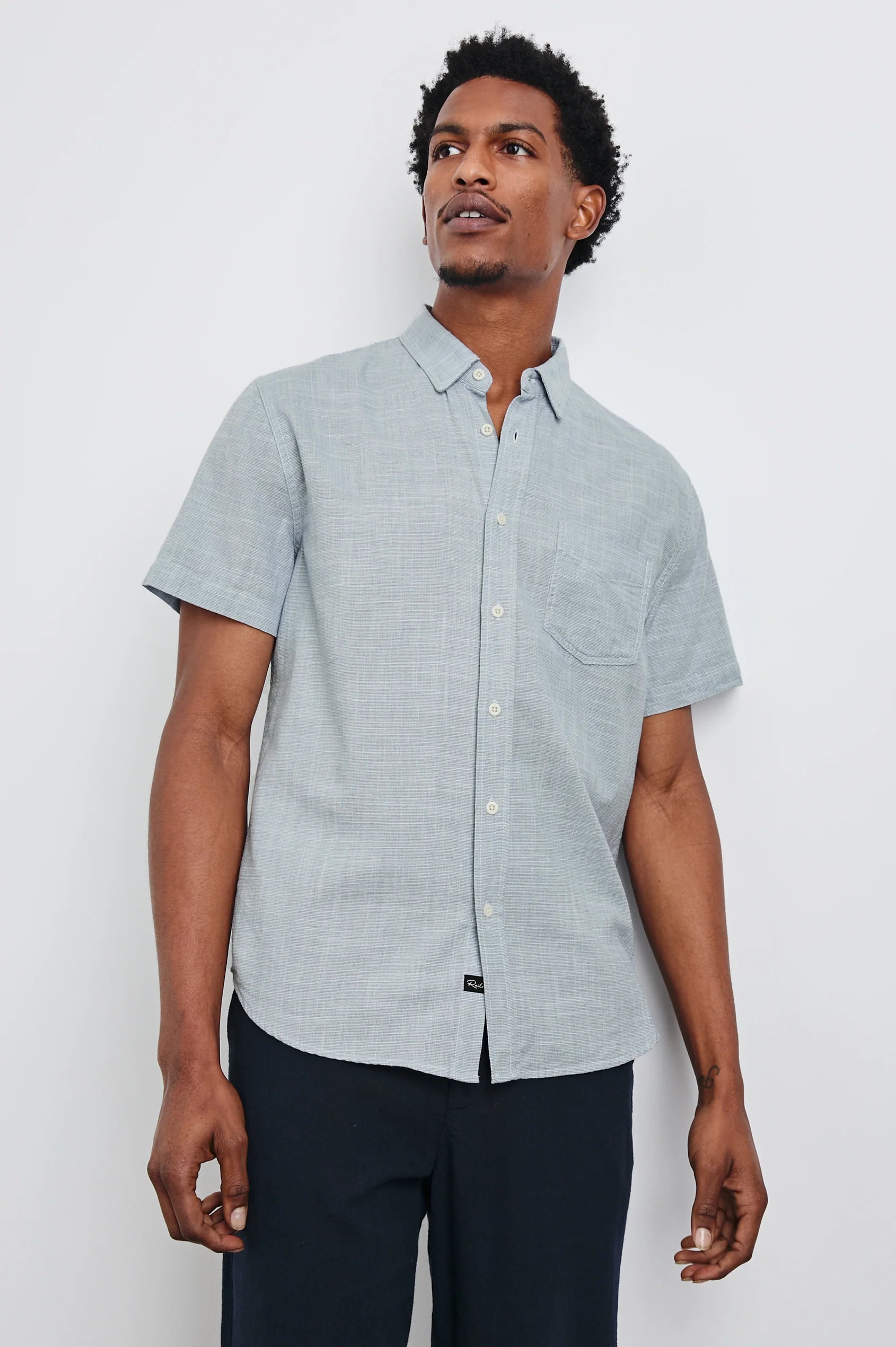 Fairfax Relaxed Fit Casual Shirt for Men - Comfortable Tidal Etch Print Button Down Shirt - Perfect for Office, Weekend Outings & Casual Events