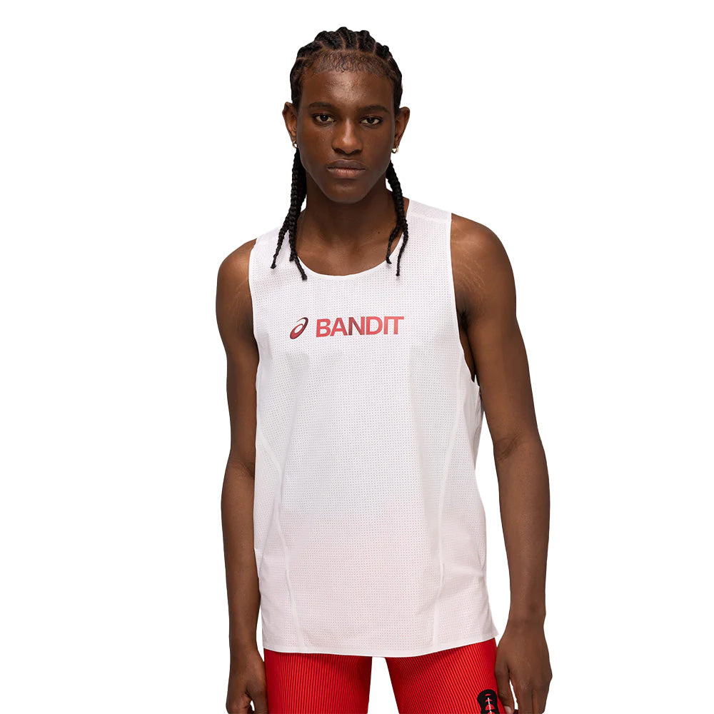 ASICS x Bandit Vento Men's Running Singlet - Lightweight Performance Top for Track & Cross Country Training