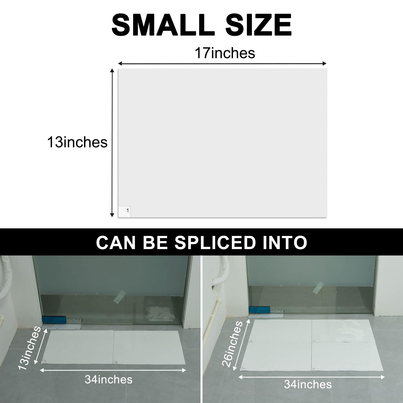 CARGEN Sticky Mats 17x13 Inches - Adhesive Floor Mats for Pet Hair, Dust & Dirt Removal - Ideal for Home, Cleanroom, Laboratory & Hospital Use - 30 Sheets White Tacky Mat (1 Pack) - Perfect for Entryways, Garages & High-Traffic Areas