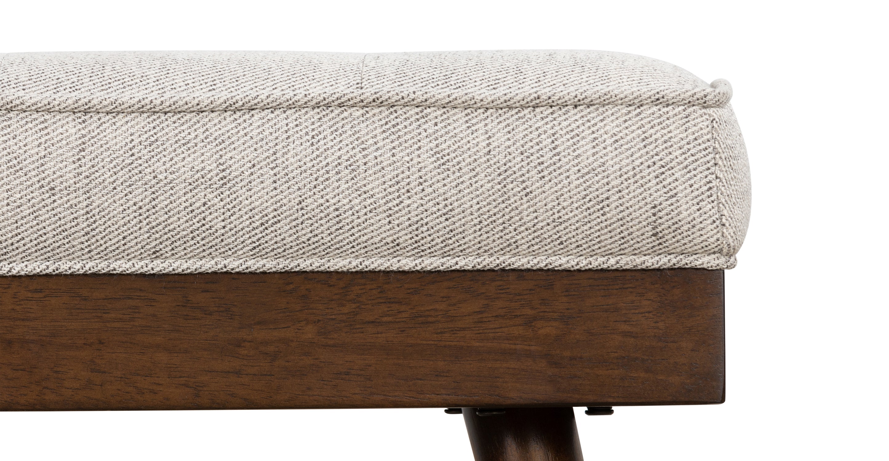 Luca Fabric Bench - Modern Upholstered Storage Ottoman with Removable Cushion | Perfect for Living Room, Bedroom & Entryway Seating & Organization