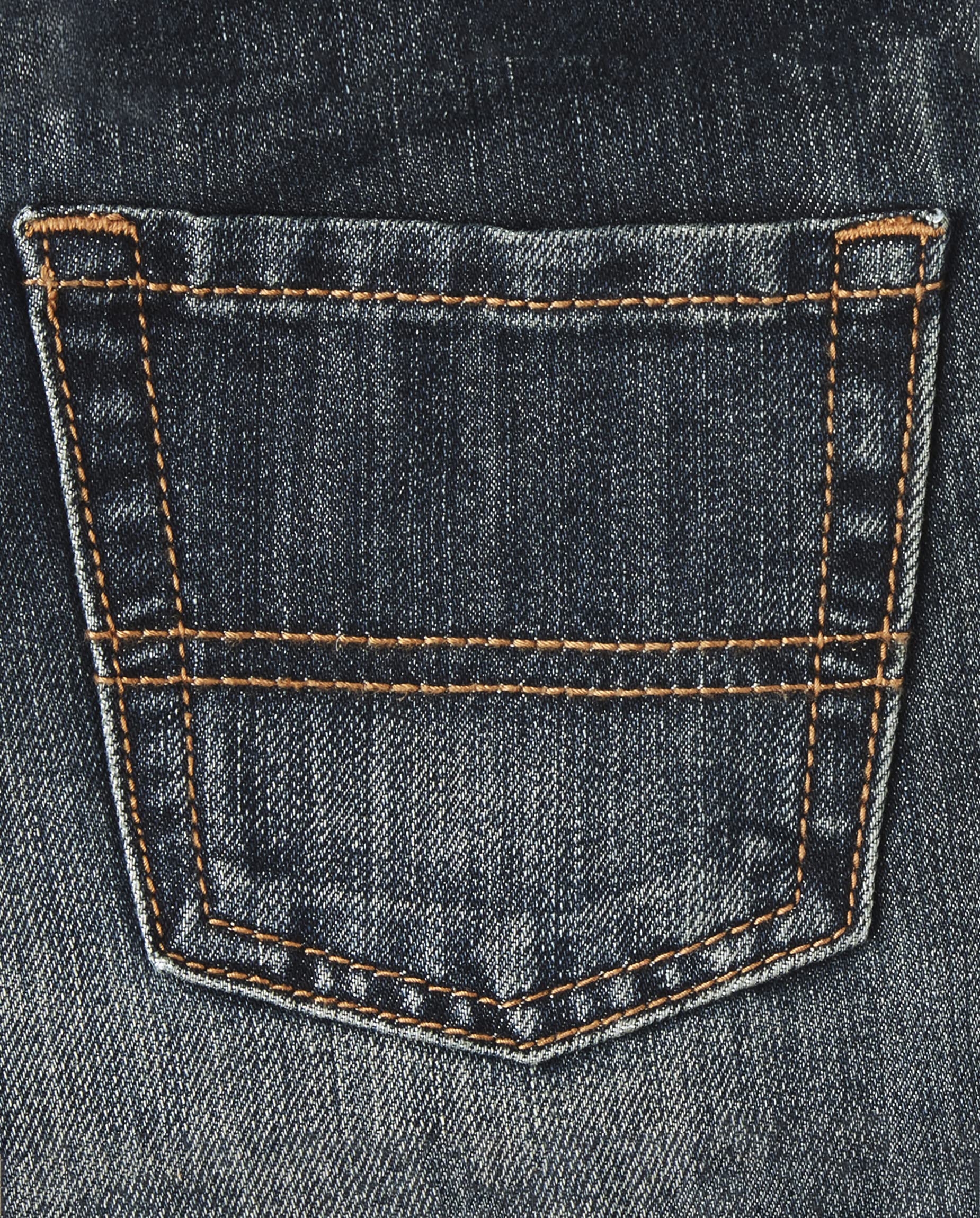 The Children's Place Boys' 5-Pack Basic Bootcut Jeans - Comfortable Stretch Denim Pants for School, Play & Everyday Wear