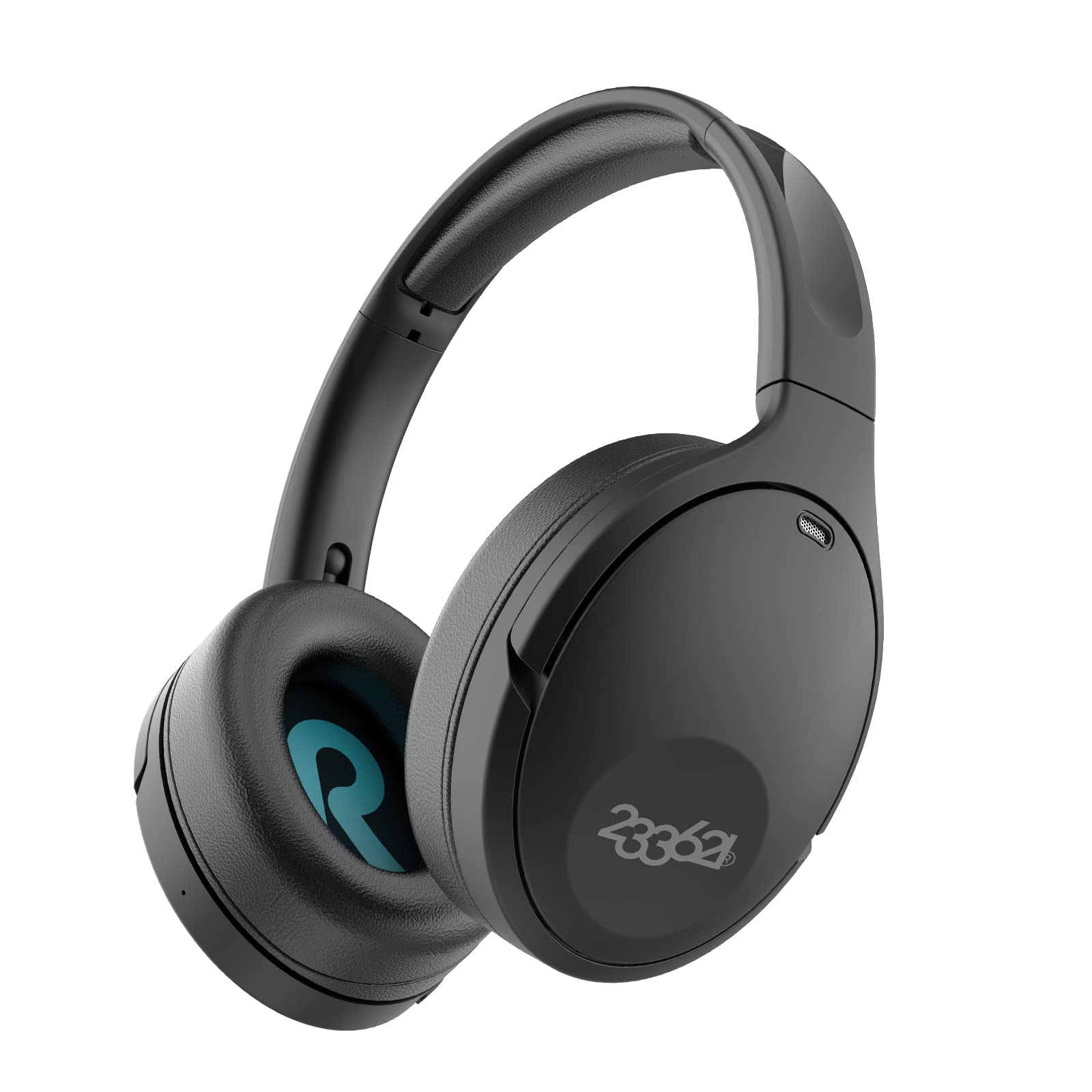 233621 Hush Hybrid Active Noise Cancelling Bluetooth Headphones - 100H Playtime, Hi-Fi Sound, Comfort Fit (Black) | Perfect for Travel, Work & Study