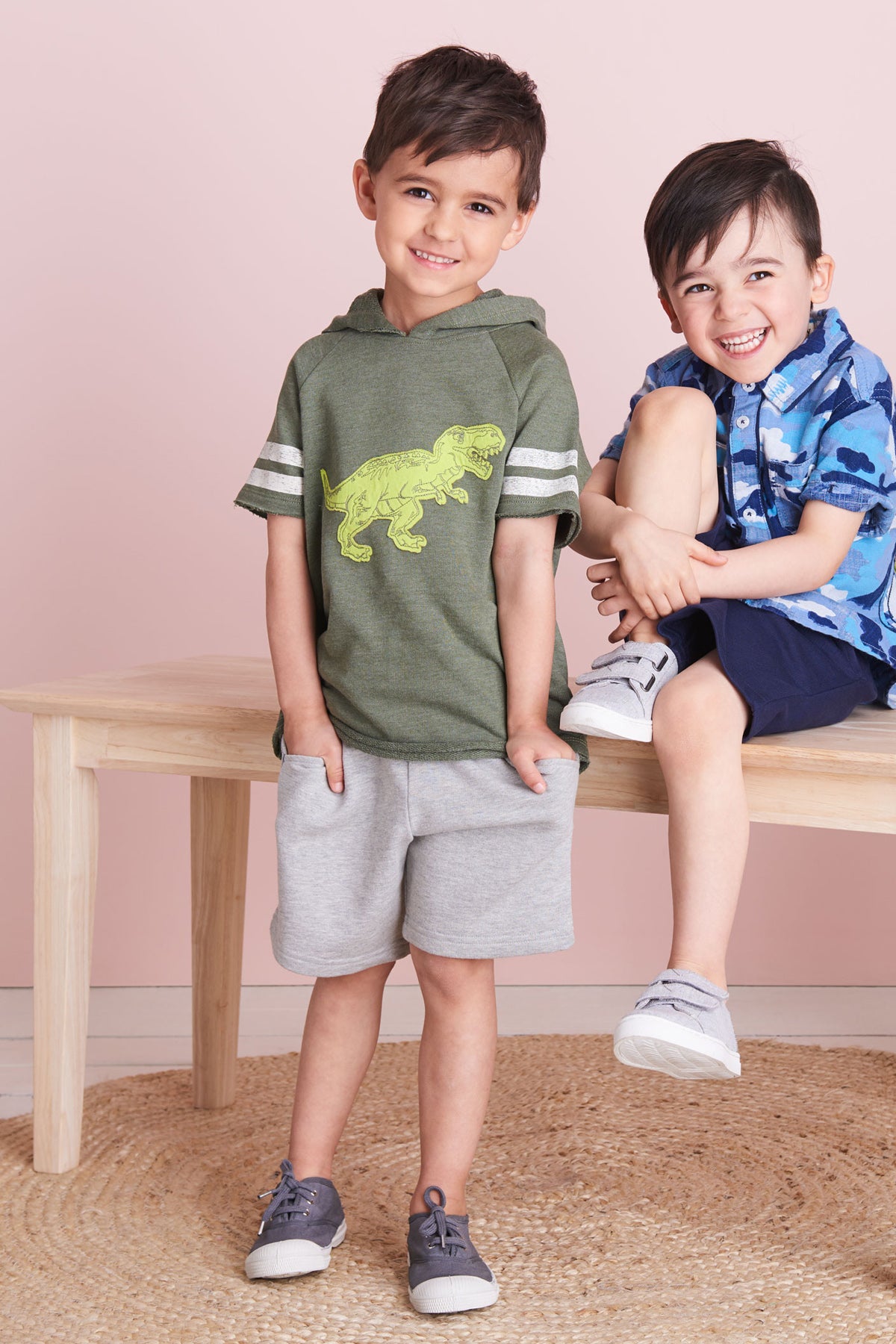 Boys' Athletic Shorts - Hatley French Terry Grey - Comfortable & Durable for Play, Sports & Everyday Wear