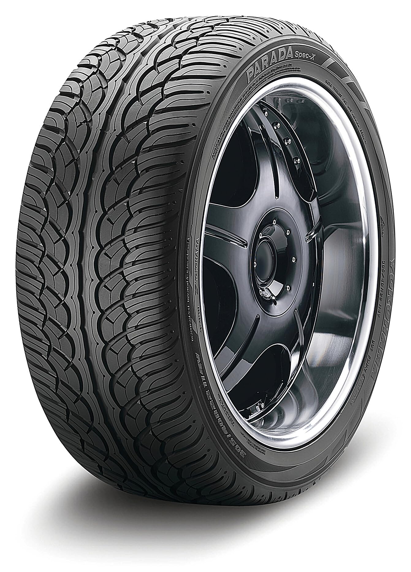 Yokohama Parada Spec-X 225/60R18 100H High Performance All-Season Passenger Tires - Perfect for SUVs, Sedans & Daily Commuting