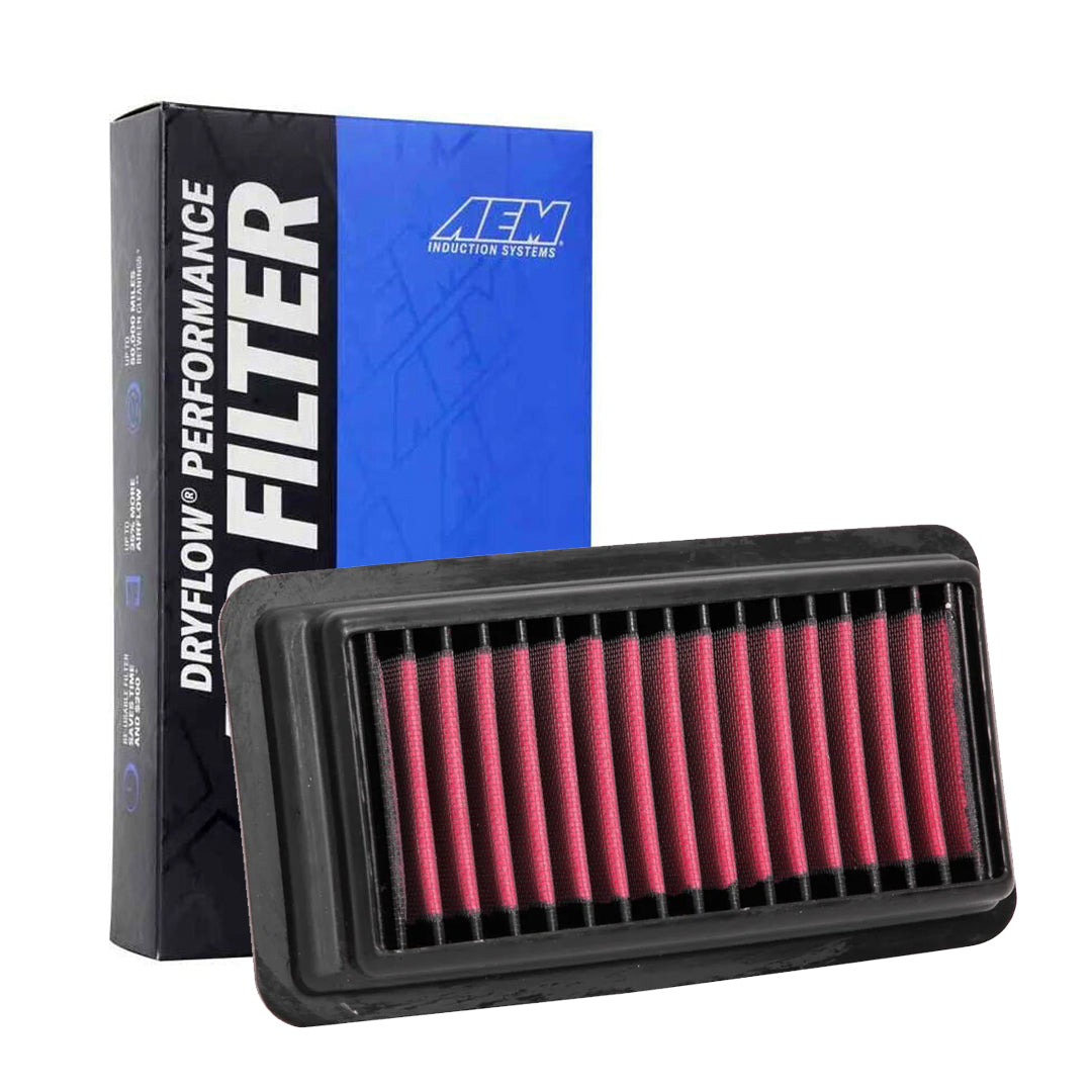 AEM 28-50044 Dryflow Washable Air Filter - High Performance Reusable Air Filter for Cars, Trucks & SUVs - Perfect for Off-Roading, Racing & Daily Driving