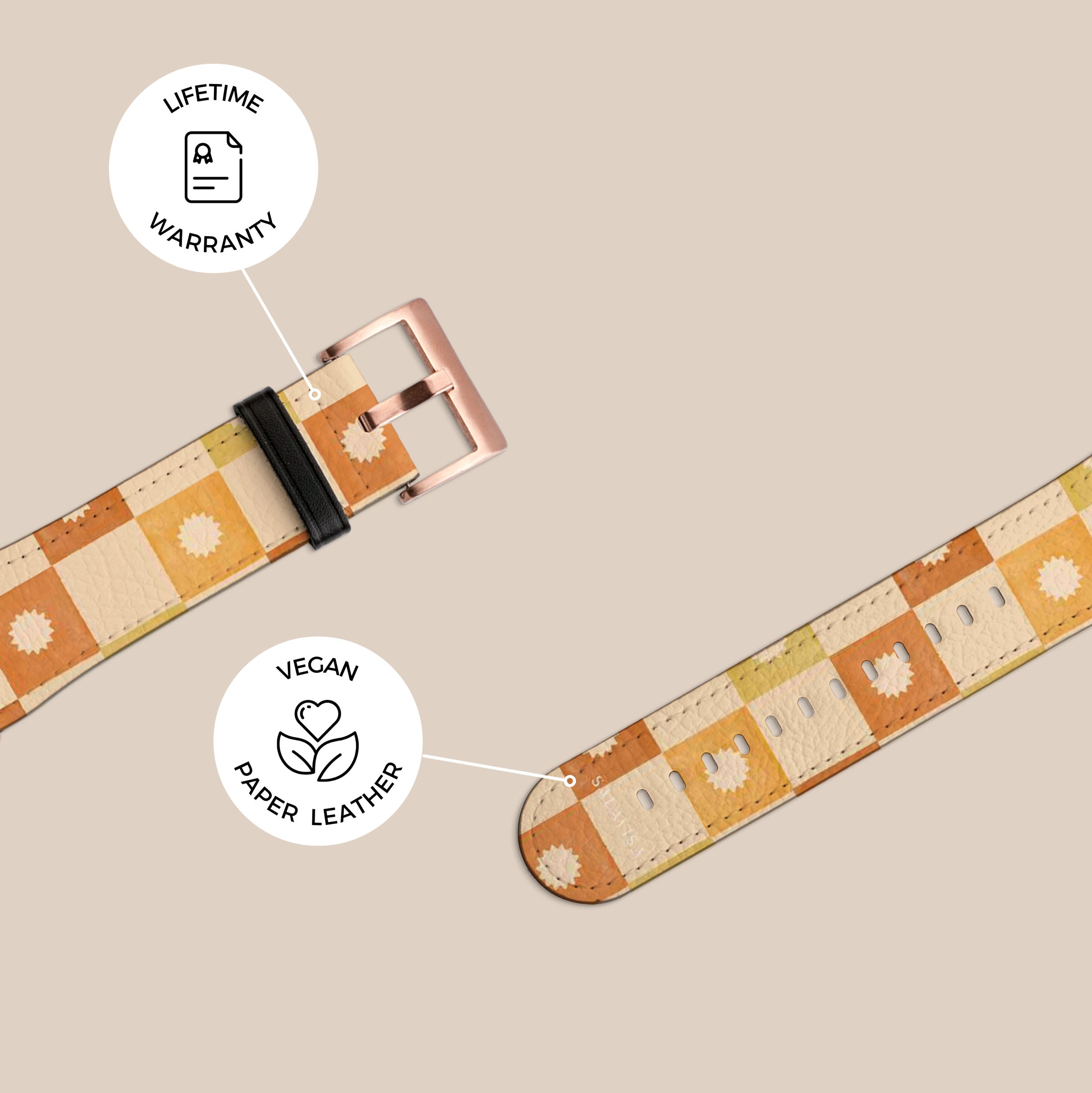 Checkered Elegance Galaxy Watch Band - Stylish & Durable Replacement Strap for Samsung Galaxy Watch - Perfect for Workouts, Office & Casual Wear
