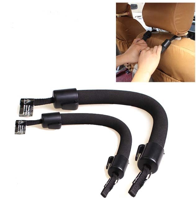 Car Headrest Grab Handle - 2PCS Safety Hand Grip for Trucks & SUVs - Rear Seat Mobility Aid for Easy Entry/Exit - Vehicle Stability Assist Handle - Perfect for Seniors & Disabled - Car Accessories for Independent Movement