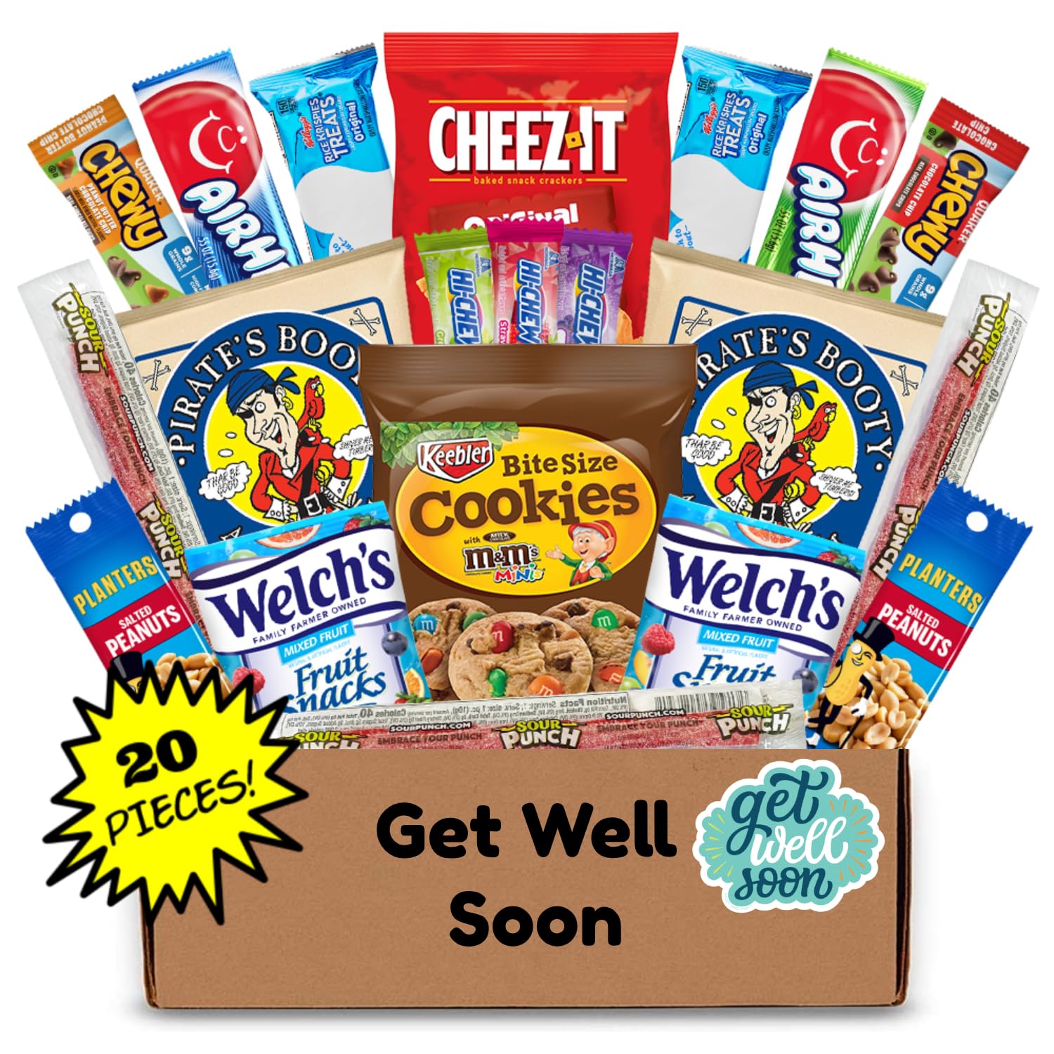 Get Well Soon Gift Basket for Men, Women & Kids - Thoughtful Hospital Care Package for Surgery Recovery, Illness & Healing | Perfect for Friends & Loved Ones in Need of Comfort