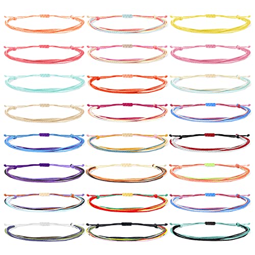 String Bracelets T 24 Pcs