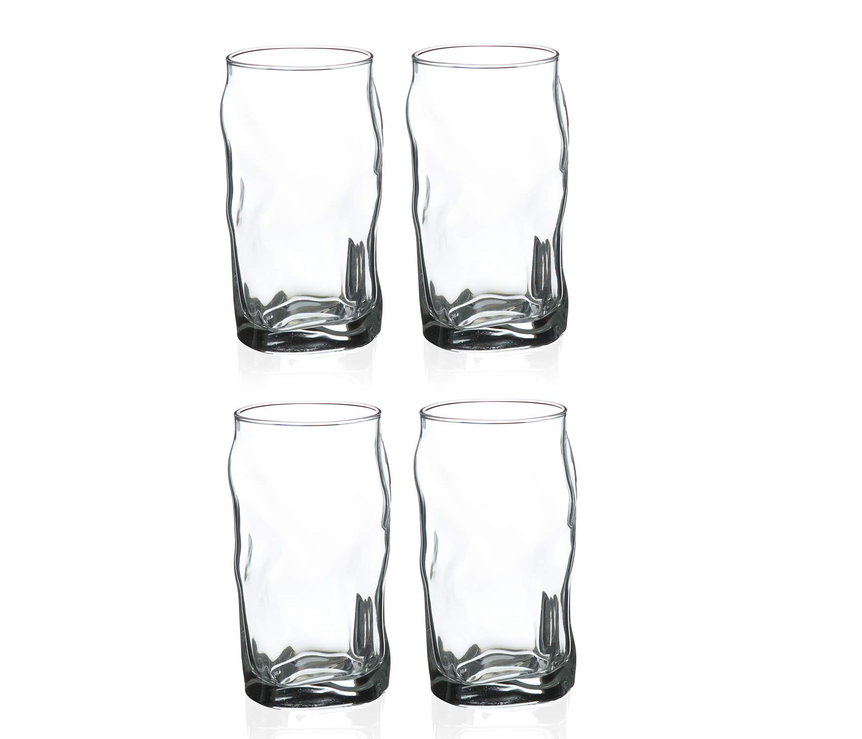 Bormioli Rocco Sorgente Glass Beverage Cooler - Premium Iced Drink Dispenser for Cocktails, Lemonade & Iced Tea - Perfect for Parties, BBQs & Outdoor Gatherings