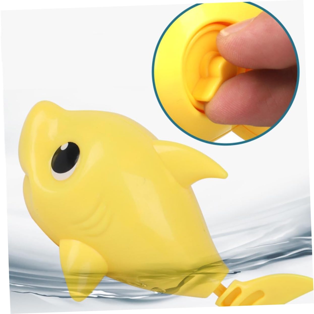 VICASKY 4 Pack Floating Bath Toys for Kids - Wind Up Clockwork Bathtub Toys, Fun Bath Time Learning Toys for Toddlers & Babies - Perfect for Sensory Play, Bath Time Fun and Early Education