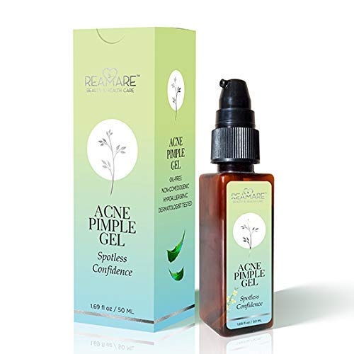 Reamare Acne Pimple Treatment Gel with Nano Silver Technology | Fast-Acting Spot Treatment for Clear Skin | Perfect for Teen & Adult Acne Care at Home or Travel
