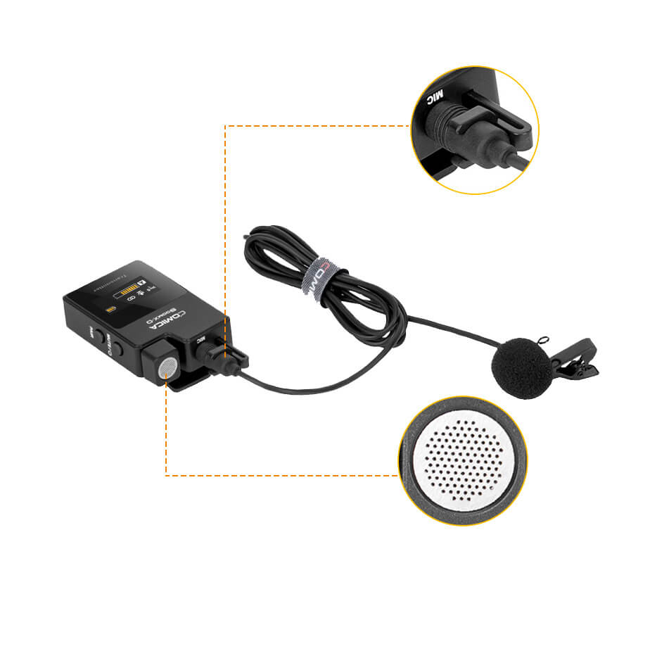 BoomX D1 Single Lavalier Wireless Microphone System - Compact Transmitter & Receiver for YouTube, Podcasting, Interviews & Live Streaming - Clearance Sale