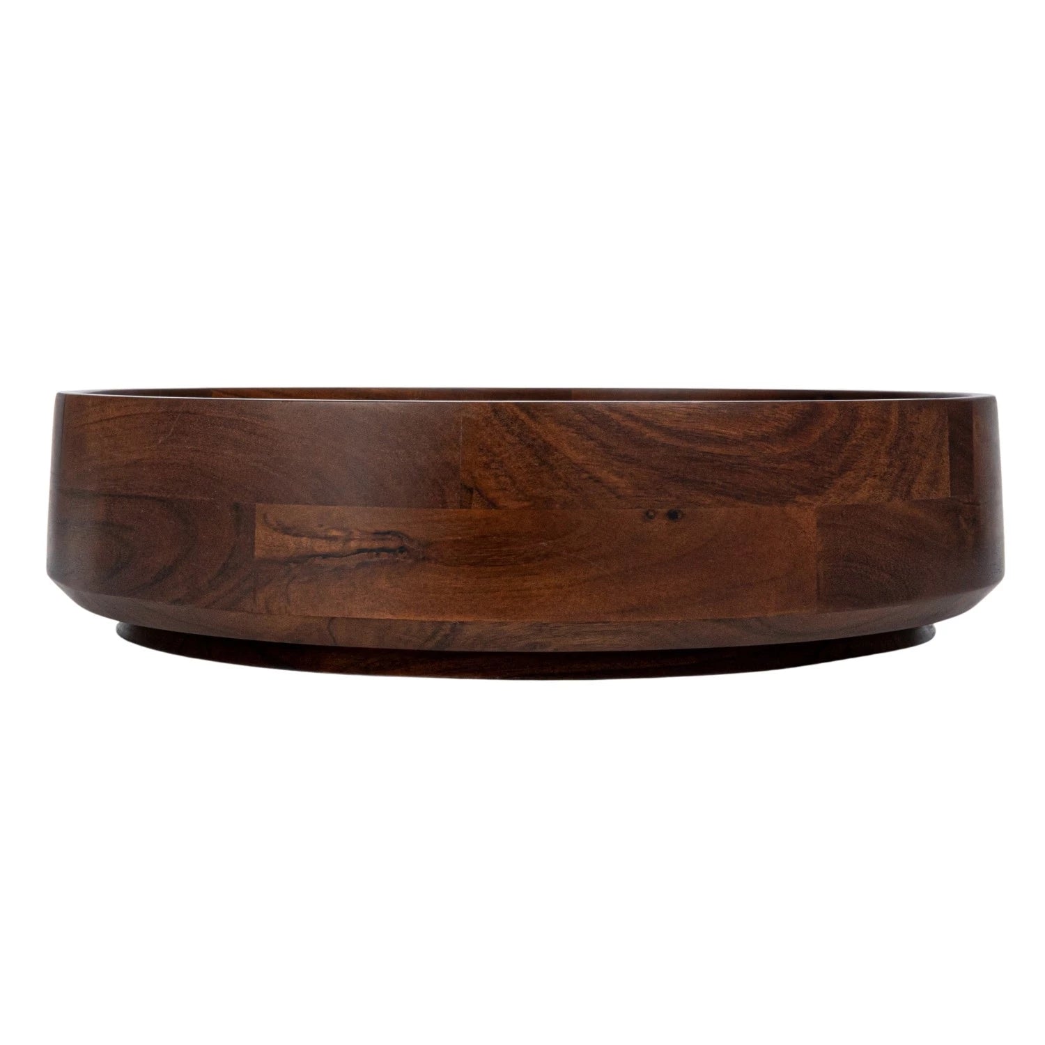 Handcrafted Acacia Wood Serving Bowl - Natural, Durable & Eco-Friendly for Salads, Fruits, Snacks & Entertaining