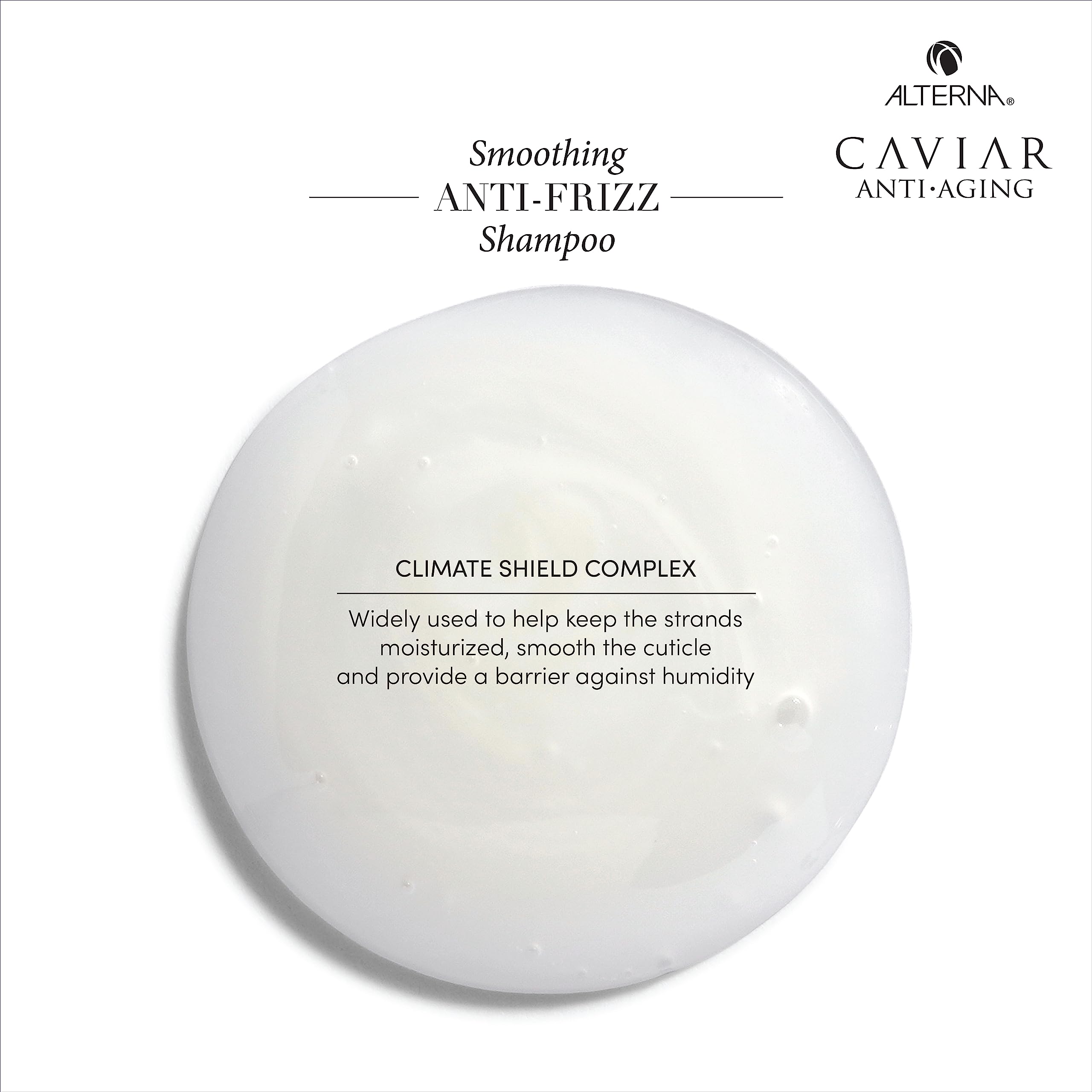 CAVIAR Anti-Aging Smoothing Anti-Frizz Shampoo for Medium to Thick Hair | Sulfate-Free Formula | Reduces Frizz & Enhances Shine | Perfect for Daily Hair Care & Salon-Quality Results at Home
