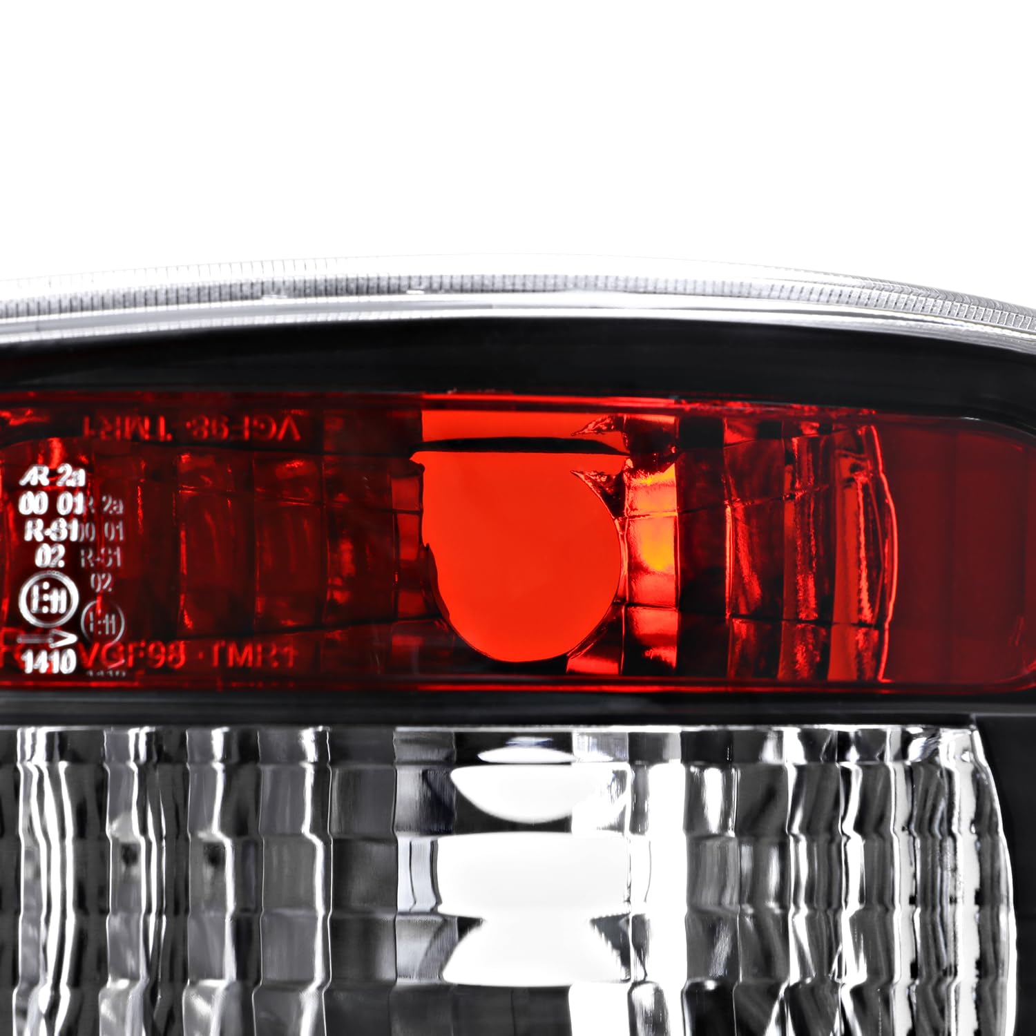 Spec-D Tuning Euro Black Tail Lights for 1999-2006 Volkswagen Golf GTI R32 TDI MK4 - Left & Right Pair Assembly | Smoked Lens LED Tail Lamps | Enhances Rear Style & Visibility for Night Driving