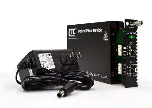 SFP to SFP Gigabit Ethernet Fiber Optic Media Converter | 1000Mbps Universal Network Repeater | FRM220-1000DS | Ideal for Data Centers, Office Networks & Home Internet Setup