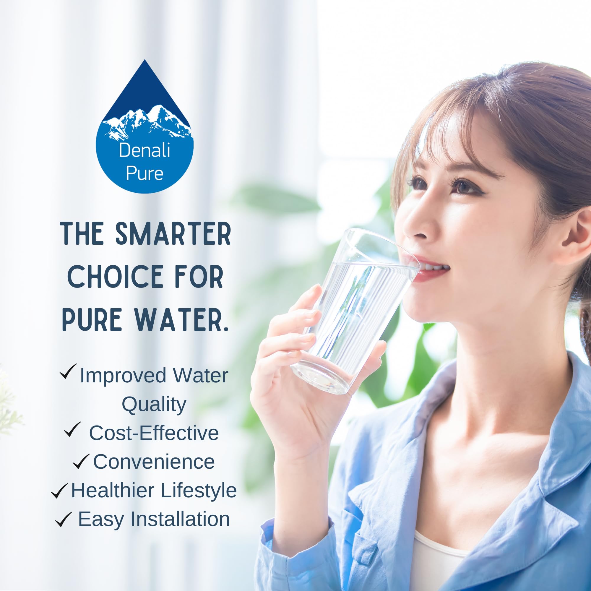 Replacement KitchenAid 4396548 Refrigerator Water Filter - Compatible with KitchenAid Fridge Water Filter Cartridge for Clean Drinking Water at Home