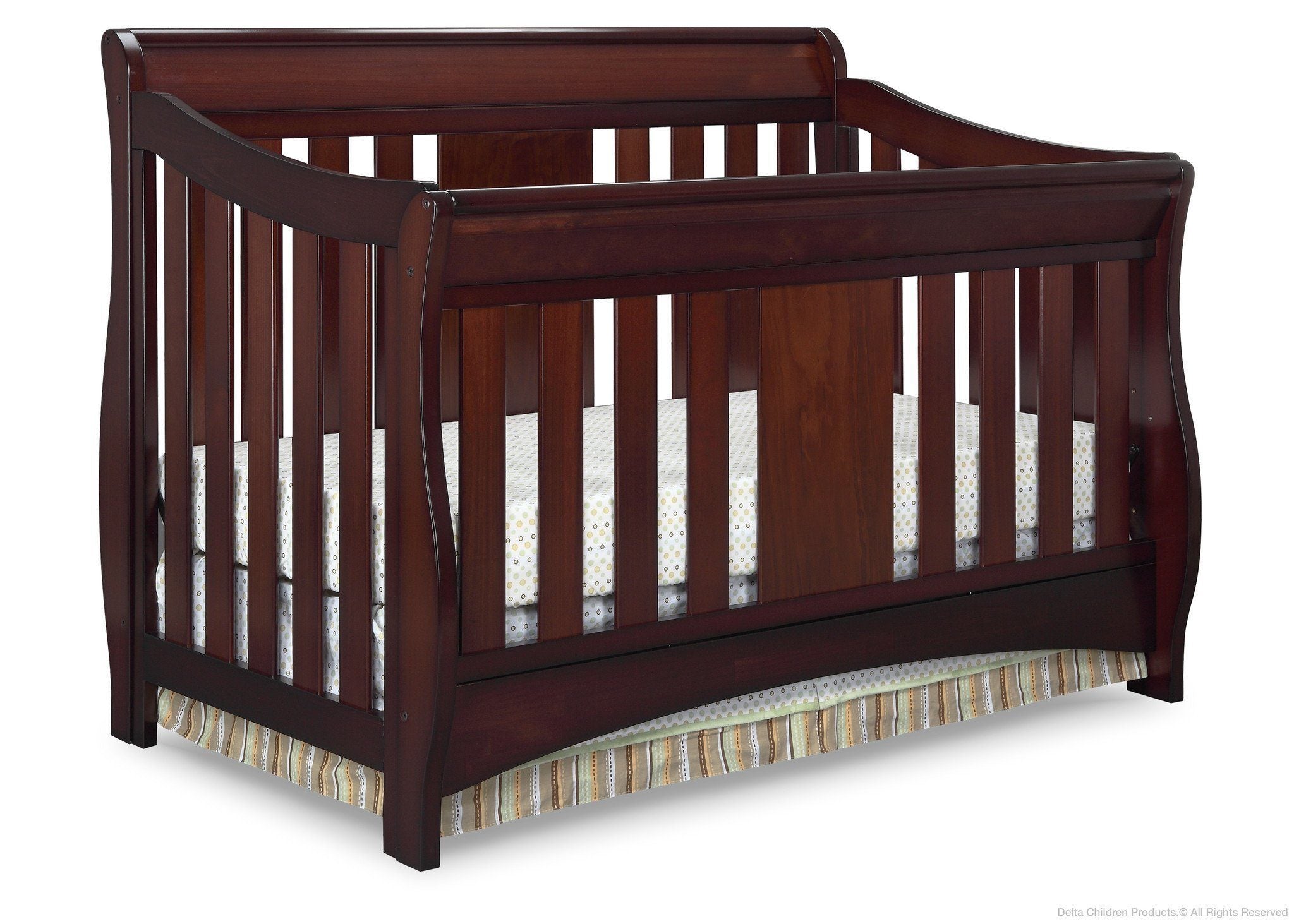 Oberon 4-in-1 Convertible Baby Crib - Toddler Bed, Daybed & Full-Size Frame - Perfect for Nursery, Bedroom & Growing Kids
