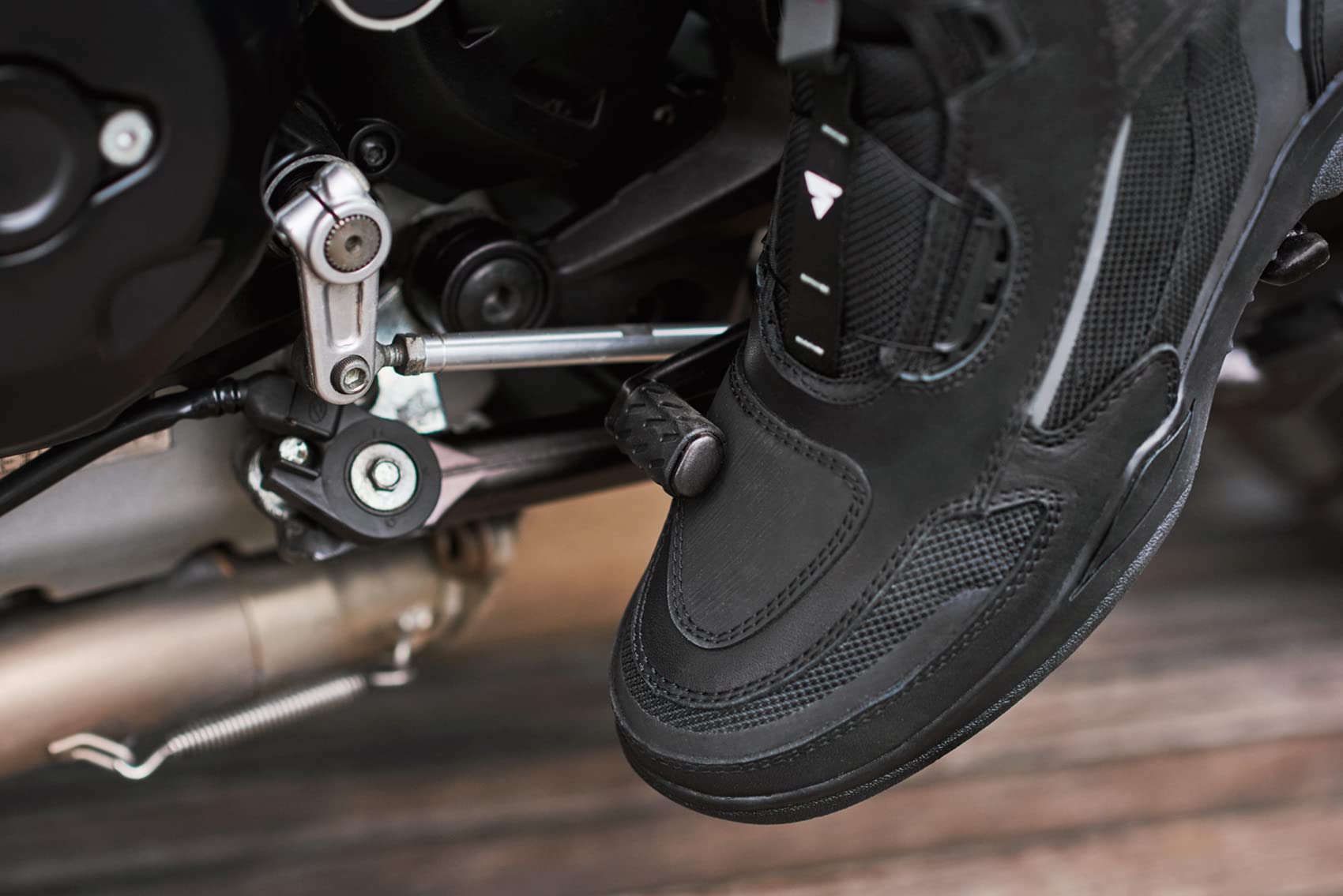 SHIMA STRATO Motorcycle Boots - Lightweight Reinforced Long Biker Riding Boots with ATOP Fast-Closure System for Men & Women | Perfect for Street Riding, Touring & Adventure Motorcycling
