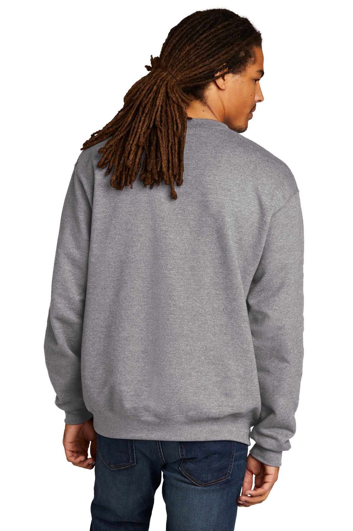 Champion Eco Fleece Crewneck Sweatshirt for Men & Women - Light Steel Color | Soft & Warm Fleece Pullover | Perfect for Casual Wear, Gym, and Outdoor Activities