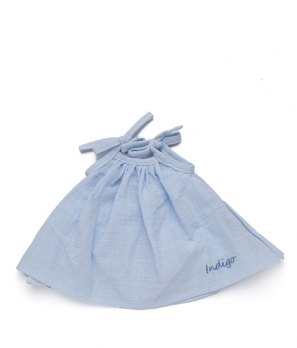 Personalized Baby Blue Dress for Girls - Perfect for Birthday Parties, Photo Shoots & Special Occasions