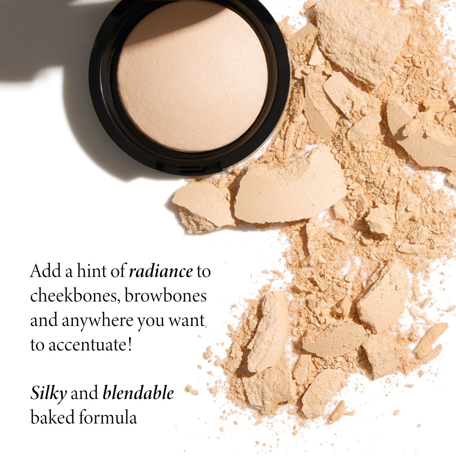 Baked Natural Glow Highlighter - Vegan & Cruelty-Free Face Highlighter for Cheekbones & Contouring | Perfect for Everyday Makeup & Special Occasions