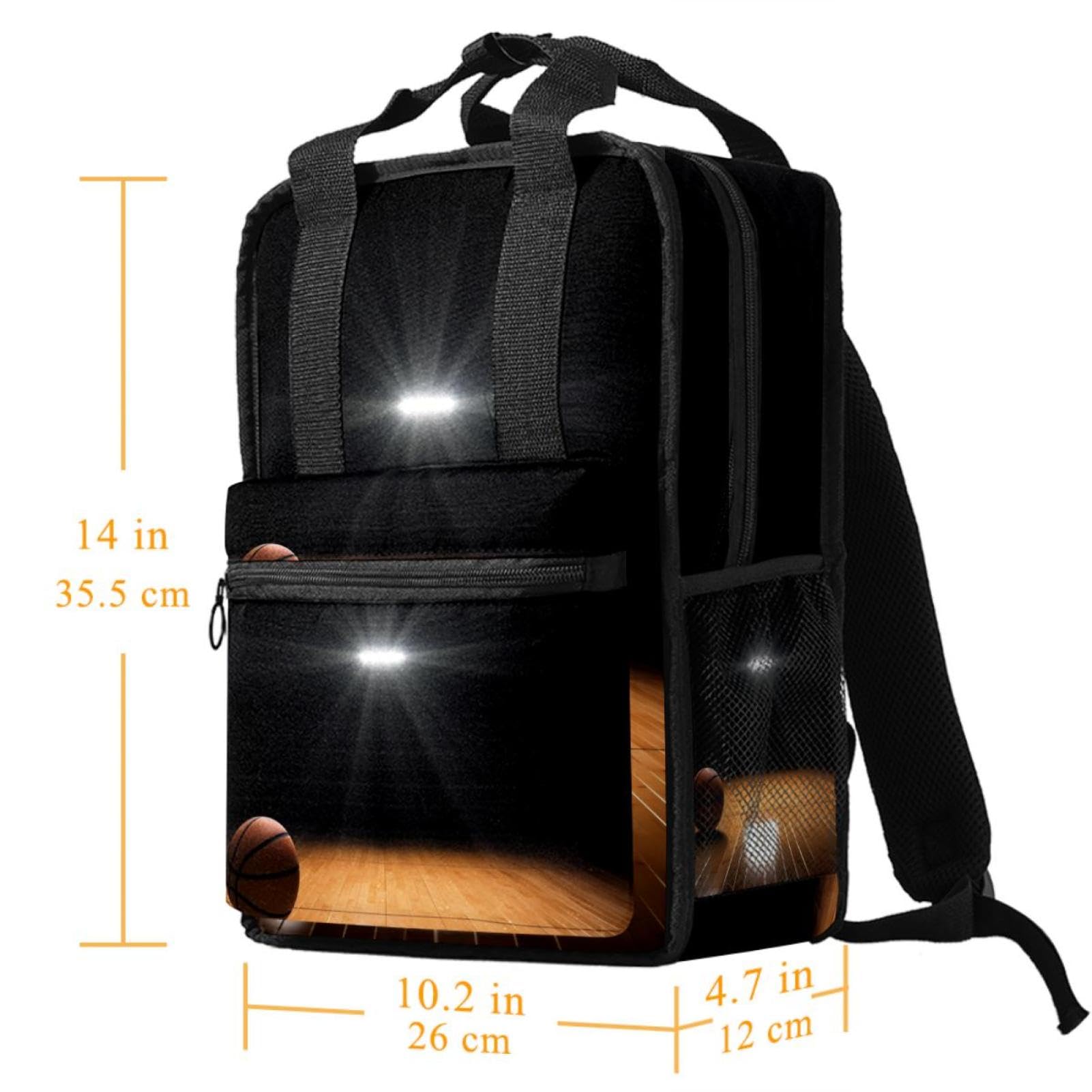 Men's & Women's Travel Backpack - Durable & Stylish for Basketball, Wooden Cricket Field & Outdoor Adventures - Perfect for Hiking, Gym & Daily Commute