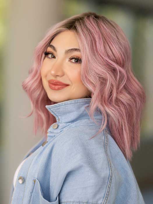 Premium Synthetic Lace Front Wig with Mono Top for Women - Natural Looking Straight Hair for Daily Wear, Cosplay & Special Occasions