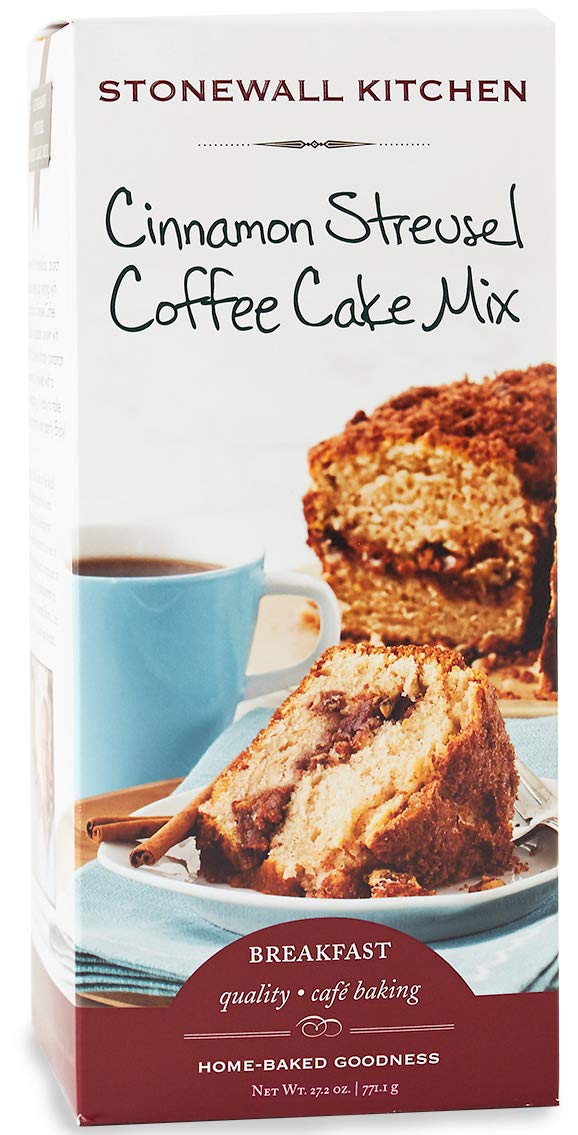 Stonewall Kitchen Cinnamon Streusel Coffee Cake Mix, 30 oz - Delicious Homemade Coffee Cake for Breakfast, Brunch & Holiday Gatherings