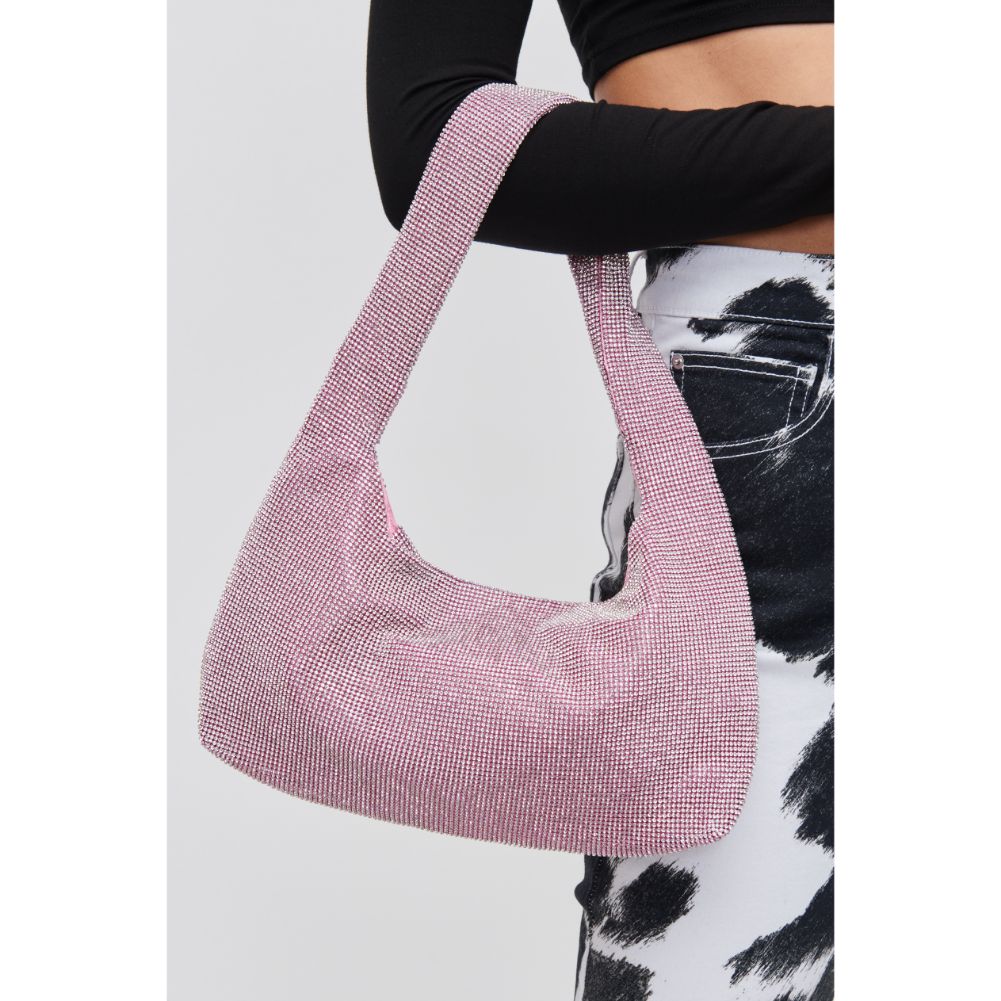 Soraka Elegant Evening Bag for Women - Clutch Purse with Rhinestone Decor - Perfect for Parties, Weddings & Special Occasions