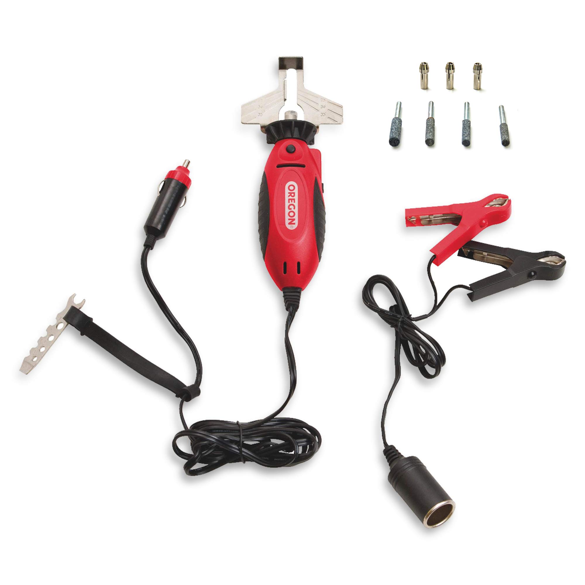 Oregon 585015 12V Electric Chainsaw - Sharp & Durable Saw Chain for Wood Cutting, Tree Trimming & DIY Projects | Perfect for Home Garden & Outdoor Use