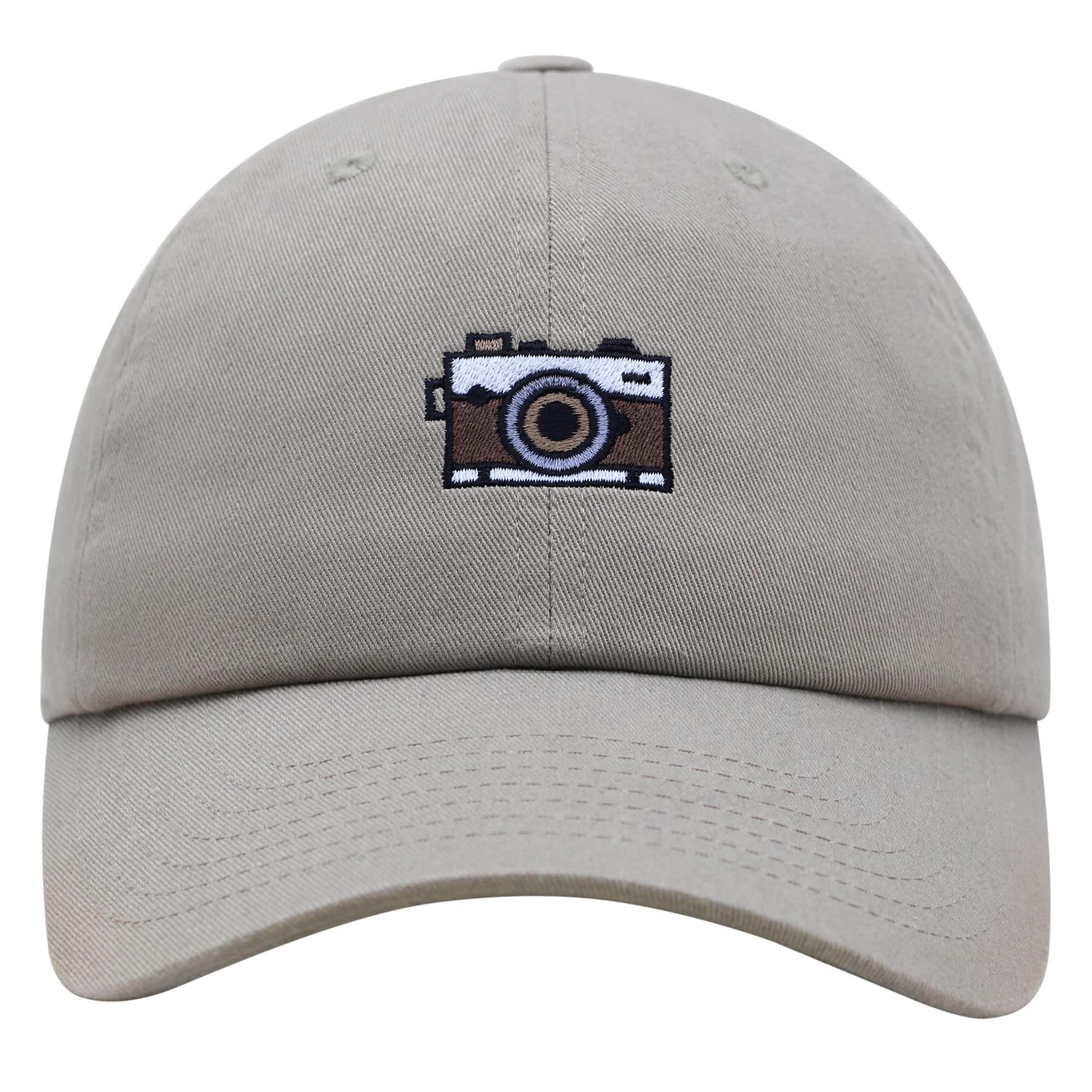 JPAK Premium Embroidered Vintage Camera Dad Hat - Baseball Cap for Photographers & Vintage Style Lovers | Perfect for Outdoor Photography, Travel & Casual Wear