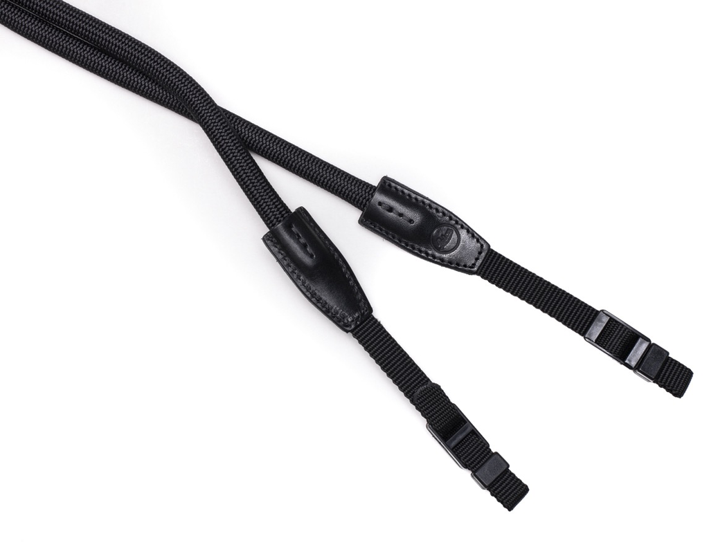 Leica Rope Strap - Premium Black Camera Neck Strap 126cm (49.6 inches) - Durable & Comfortable for DSLR, Mirrorless Cameras - Perfect for Travel, Hiking & Outdoor Photography
