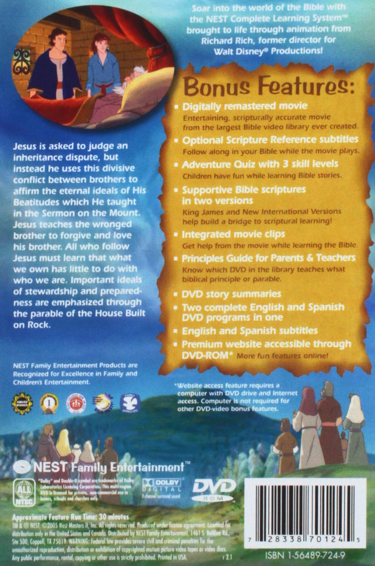 Built Upon the Rock Interactive Christian Bible Study Game for Kids & Families - Fun Faith-Based Learning Activity for Sunday School, Homeschool & Family Devotions