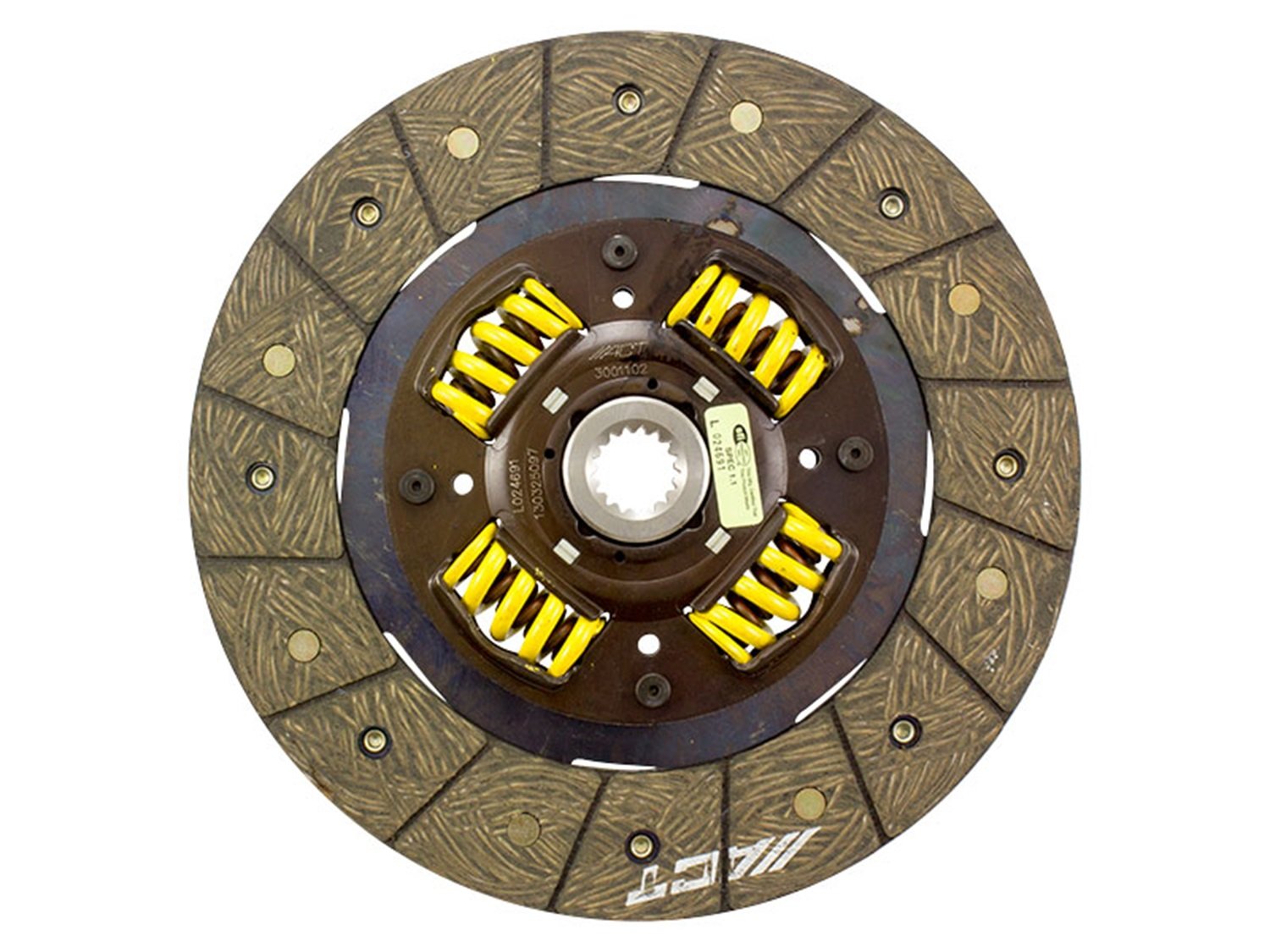 ACT 3001102 High Performance Street Sprung Clutch Disc - Heavy Duty Replacement for Smooth Shifting & Racing - Perfect for Daily Driving & Track Use
