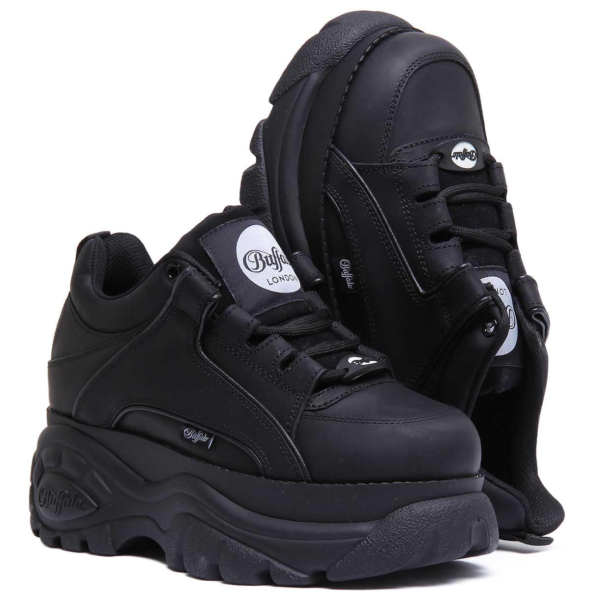 Buffalo Women's 1339-14 2.0 Platform Shoes - Black Size UK 3 (US 5) | Comfortable & Stylish for Everyday Wear, Office, and Casual Outings