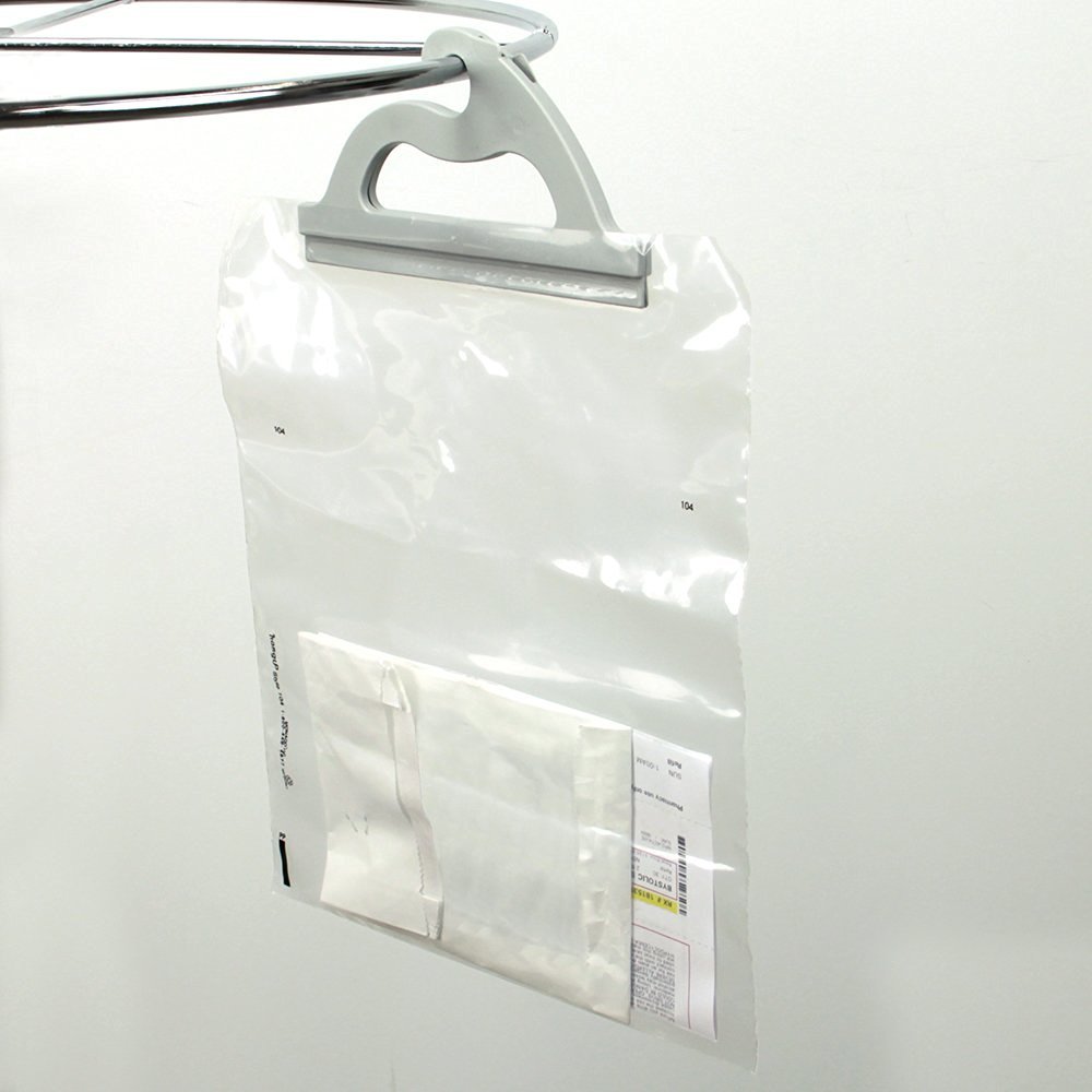 Monaco Hanging Storage Bags - 10 Pack of 12x9 Inch Clear Plastic Organizer Bags for Classroom, Library, Pharmacy | Perfect for School Supplies, Book Storage & Medicine Organization