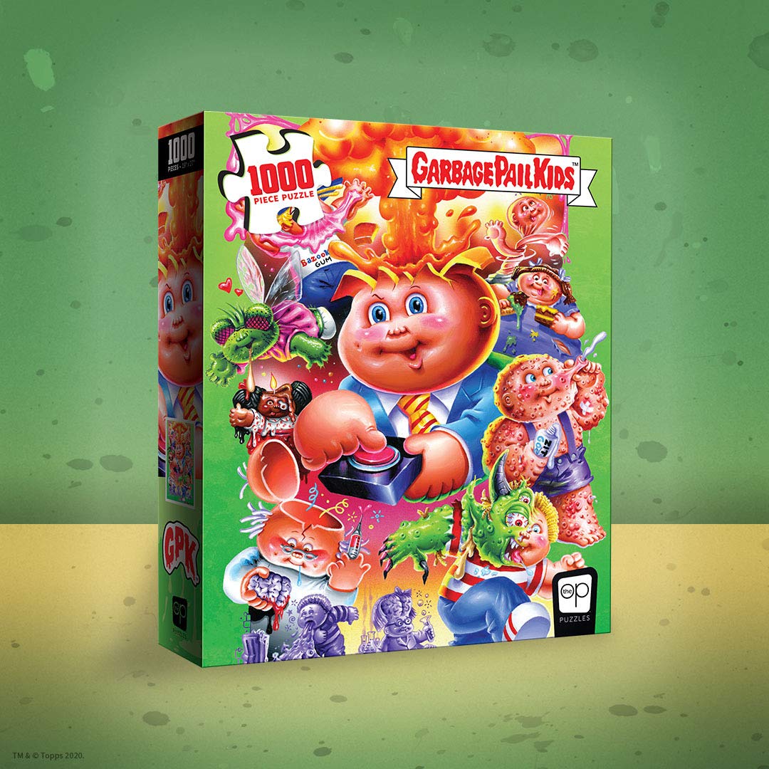 Garbage Pail Kids 1000 Piece Jigsaw Puzzle - 35th Anniversary Collectible Puzzle with Original GPK Characters | Officially Licensed Garbage Pail Kids Merchandise | Perfect for Puzzle Enthusiasts and GPK Fans | Great for Family Game Nights and Collectors Display