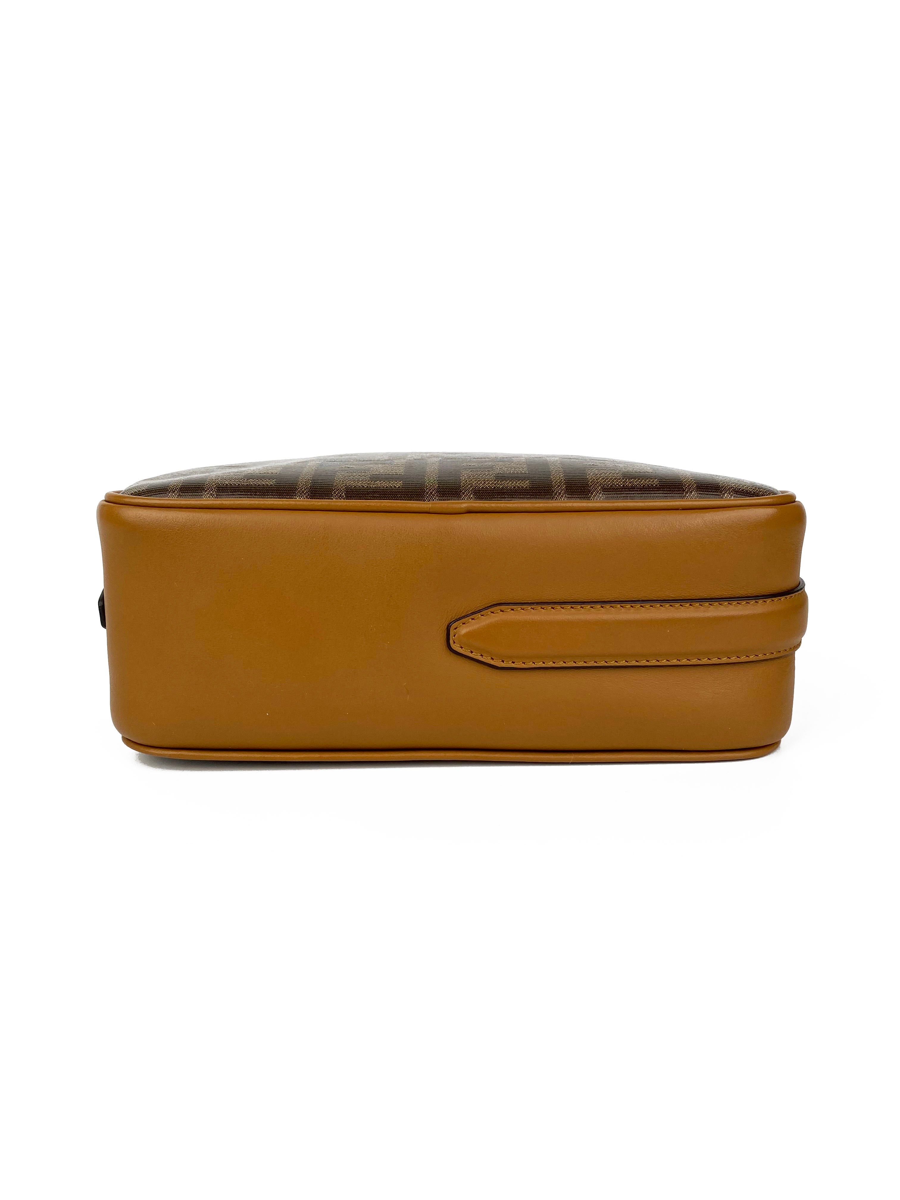 Fendi Monogram Zucca Camera Bag - Stylish Crossbody Purse for Women | Fashionable Designer Handbag for Everyday Use, Travel & Special Occasions