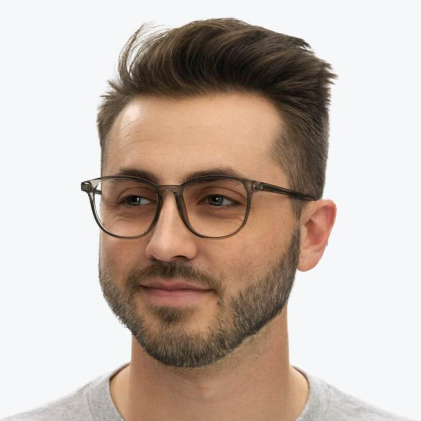 ScreenTime Billie Blue Light Blocking Computer Glasses with Anti-Reflective Coating - Pearl Grey Reading Glasses for Women & Men - Reduce Eye Strain for Work, Gaming & Digital Screen Use