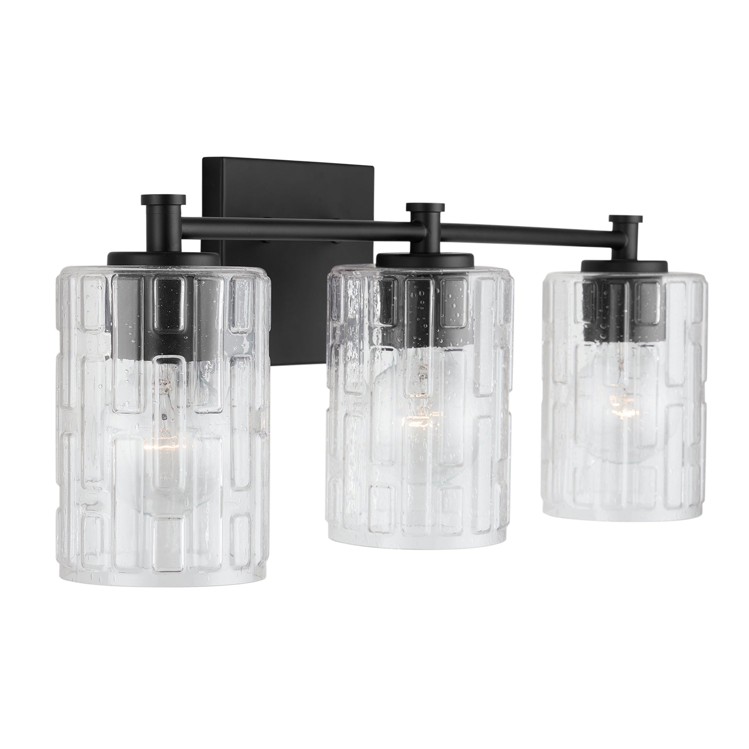 Capital Lighting Three Light Vanity - Modern Bathroom Lighting Fixture for Makeup & Grooming - Perfect for Master Bath, Powder Room & Dressing Area