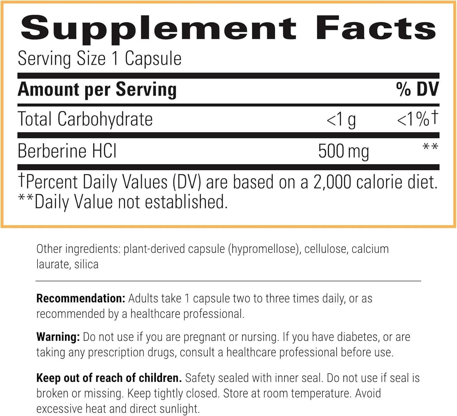 Integrative Therapeutics Berberine Supplement - 500mg Vegan Capsules for Blood Sugar Support & Heart Health | Natural Glucose Metabolism Aid for Daily Wellness