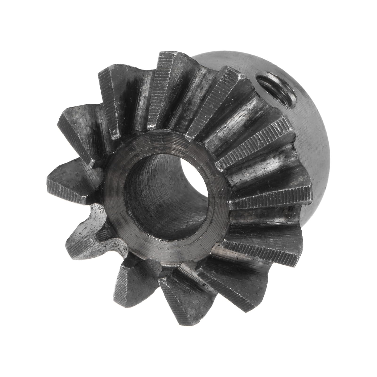 HARFINGTON 2pcs 1M 12 Teeth Bevel Gear - 6mm Shaft Hole 1:1 Ratio 45# Steel 2 Module 90 Degree Tapered Pinion Gear for Mechanical Hardware & DIY Projects - Perfect for Robotics, RC Cars, and Industrial Machinery