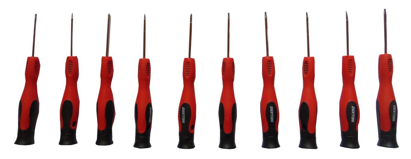 58-Piece Screwdriver and Bit Set with Heavy-Duty Blow Molded Storage Case - Includes 7 Screwdrivers, 10 Precision Screwdrivers, 1 Insert Bit Driver & 40 Assorted Bits | Perfect for DIY Projects, Home Repairs, Electronics Maintenance and Automotive Work