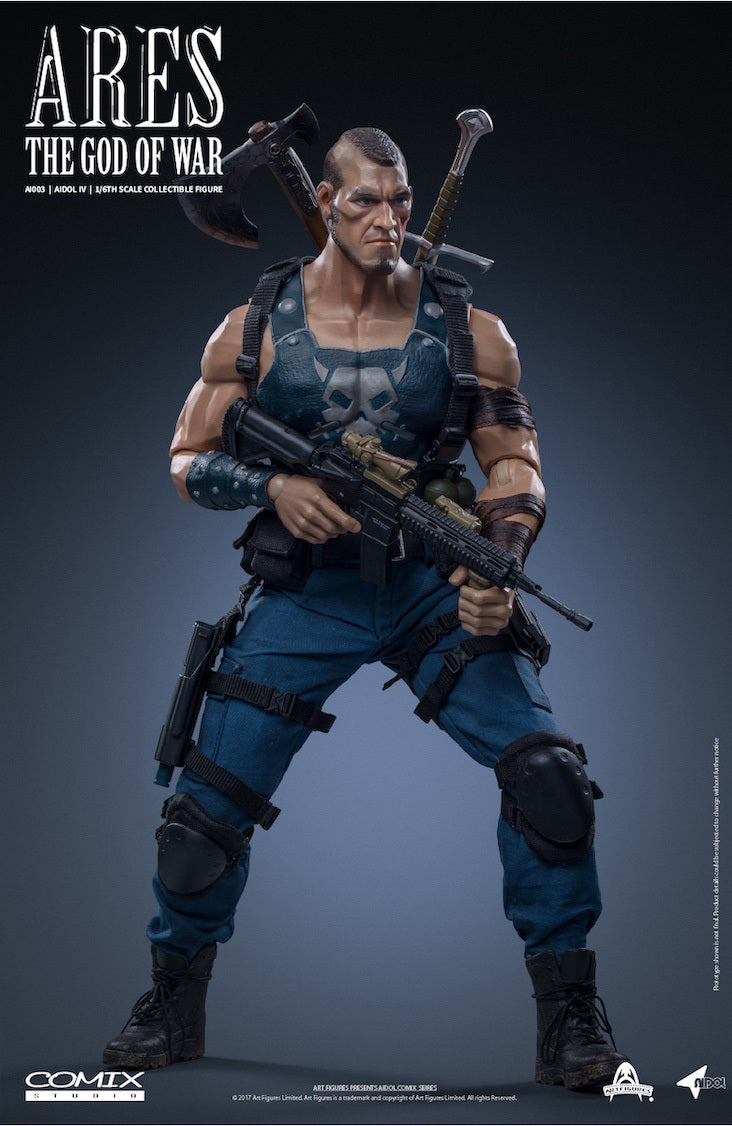 1/6 Scale Ares God of War Concept Art Action Figure - Highly Detailed Collectible Model for Display & Photography | Perfect for Anime Fans, Mythology Enthusiasts & Home Decor