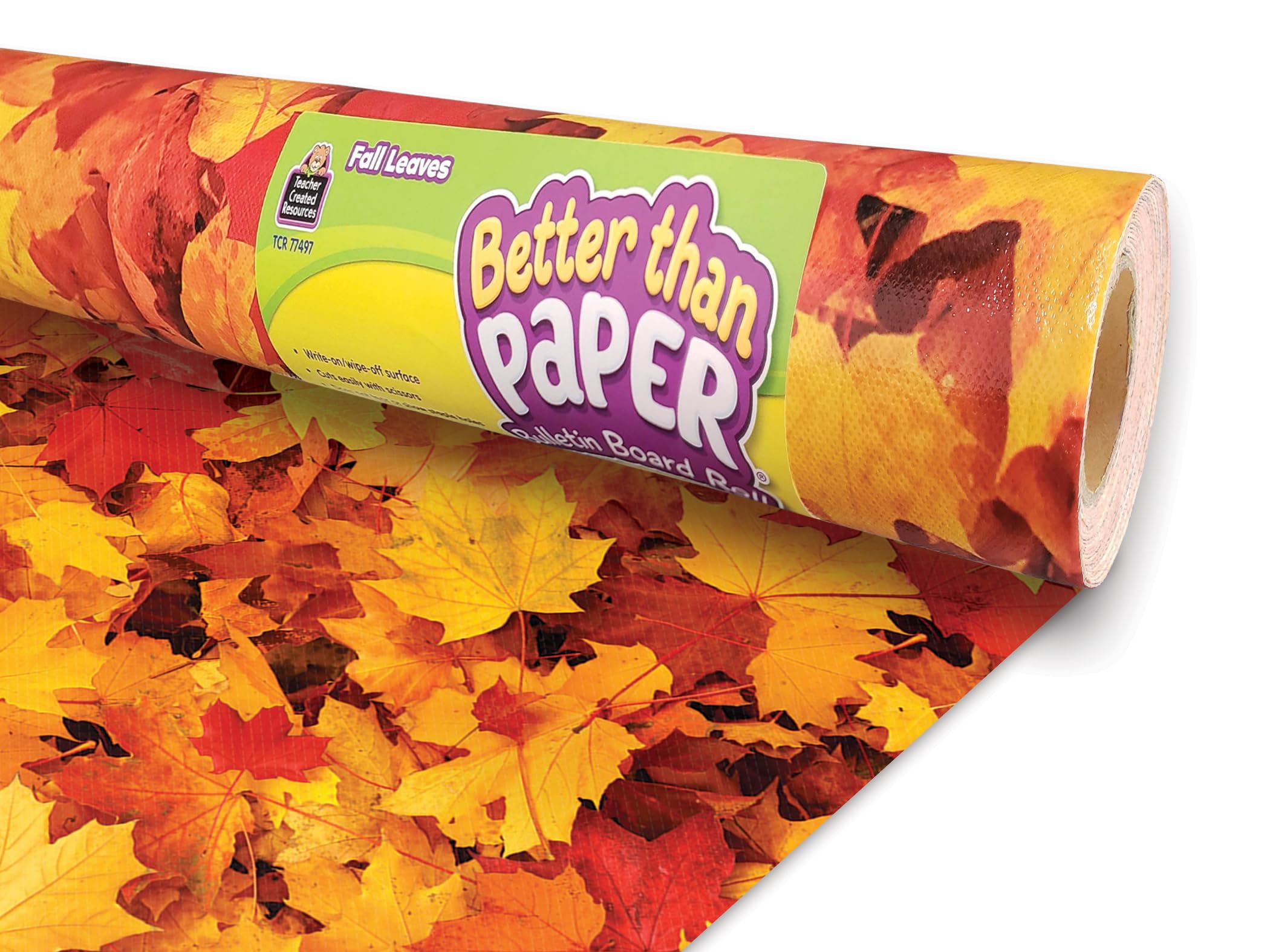 Fall Leaves Better Than Paper® Bulletin Board Roll - Decorative Classroom, Office & Home Decor for Autumn Season