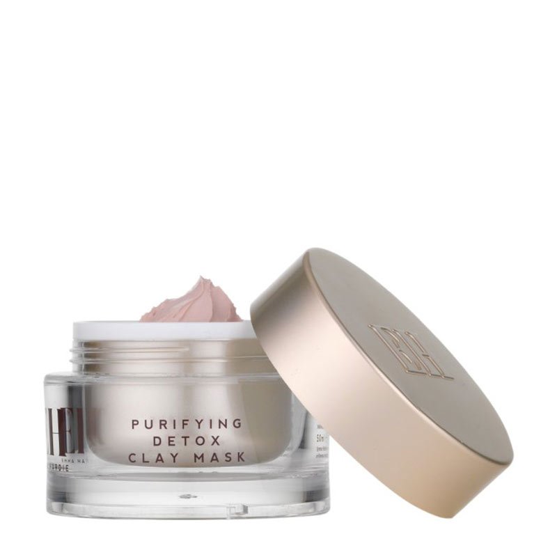 Emma Hardie Brilliance Purifying Pink Clay Detox Mask - Deep Cleansing Facial Treatment for Acne & Blackheads - Perfect for Spa Night & Self-Care Routine