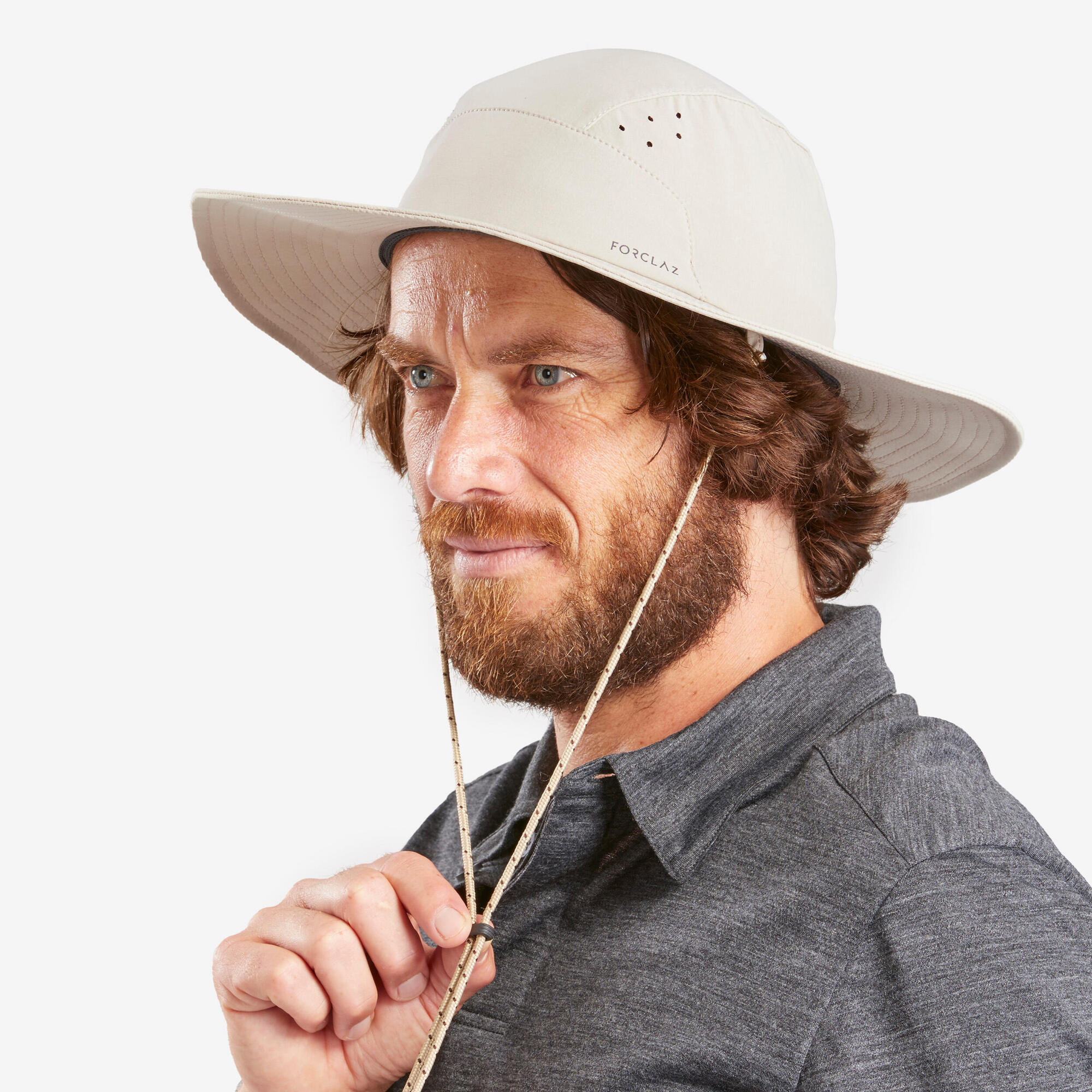 Forclaz MT500 UPF 50+ Sun Protection Hiking Hat for Men & Women - Lightweight Breathable Outdoor Adventure Gear for Trekking, Camping & Travel